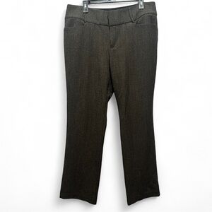 Apt. 9 Brown Boot-Cut Trousers - size 14